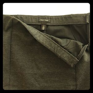 White House Black Market Gray Pencil Skirt